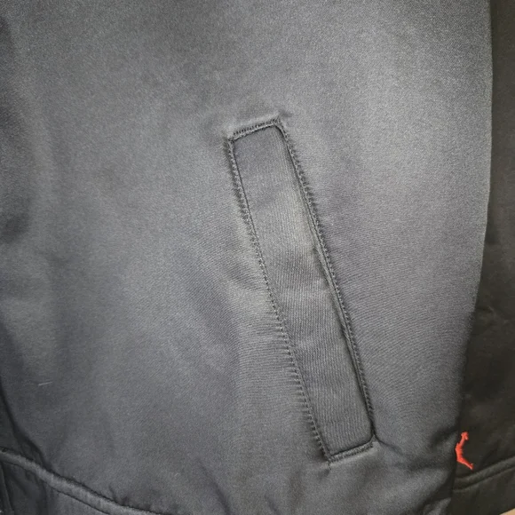 Air Jordan Big Boy Youth Fleece Lined Zip Up Jacket Black Size Large 12-13yrs - Picture 3 of 15
